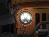 Raxiom 97-18 Jeep Wrangler TJ/JK Axial Halo Headlights w/ DRL - J108037