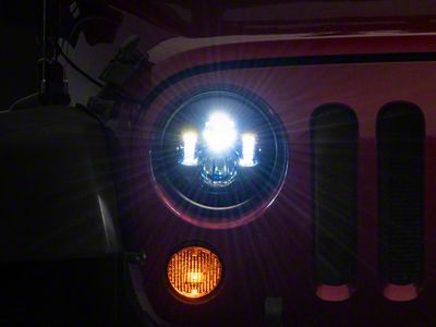Raxiom 97-18 Jeep Wrangler TJ/JK Axial Series LED Daymaker Headlights- J108042