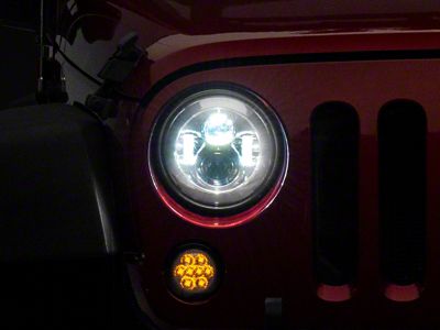 Raxiom 97-18 Jeep Wrangler TJ/JK Axial Series LED Daymaker Headlights- J108043