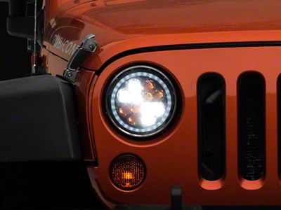 Raxiom 97-18 Jeep Wrangler TJ/JK Axial Spider LED Headlight w/ - J108047