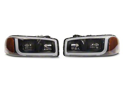 Raxiom 99-06 GMC Sierra 1500 Axial Series Headlights w/ LED - S531789