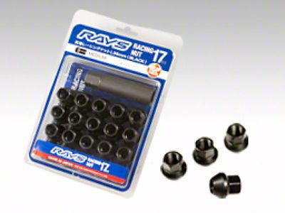 Rays 17 Hex Racing Nut Set L25 Short Type 12x1.25 - W17RN12125BL25