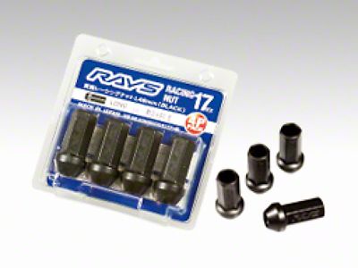 Rays 17 Hex L48 Racing Nut 12x1.5 - Black 4 - W17RN1215B