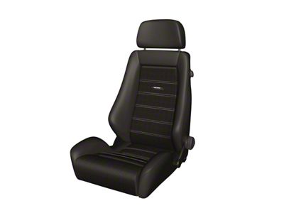 Recaro Classic LX Seat - Black Leather/Classic Corduroy - 088.00.0B27-01