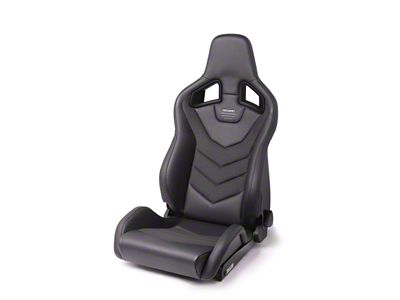 Recaro Sportster GT Passenger Seat - Black Leather/Carbon Weave