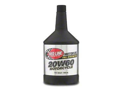 Red Line 20W60 Motorcycle Oil - Quart - 12604