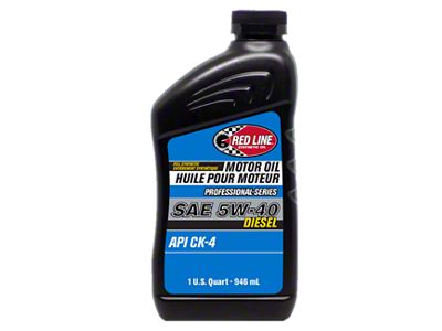 Red Line Pro-Series Diesel CK4 5W40 Motor Oil - Quart - 12714