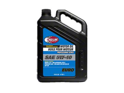 Red Line Pro-Series Euro 5W40 Motor Oil - 5 Quart - 12905