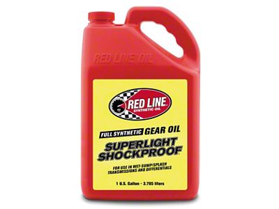 Red Line SuperLight ShockProof Gear Oil - Gallon - 58505