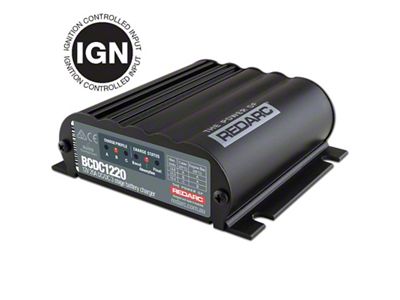 Redarc DC/DC 3-Stage In-Vehicle Battery Charger Ignition Control - 12V - BCDC1220-IGN