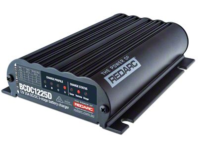 Redarc DC/DC Dual Input In-Vehicle Battery Charger - 12V 25A - BCDC1225D