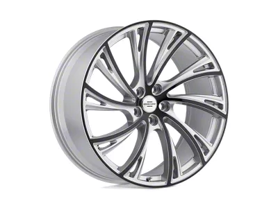 RedBourne Noble Gloss Titanium with Gloss Black Face Wheel; 22x10; 37mm Offset