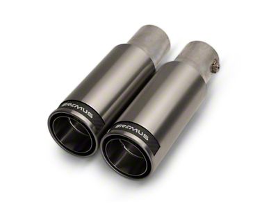 Remus 84mm Straight w/Carbon Insert Tail Pipe Set Pair - 0008 84CR