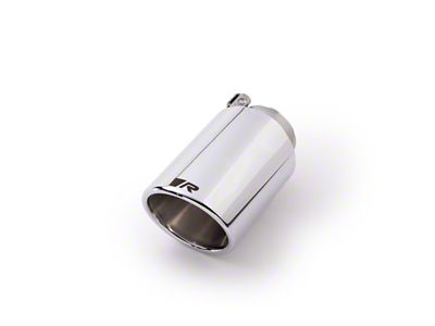Remus Stainless Steel 102mm Angled Rolled Edge Chrome w/Adjustable Clamp - 0006 70SR