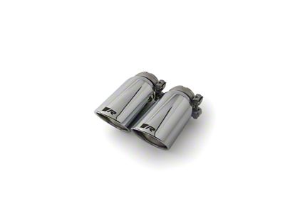 Remus Stainless Steel 84mm Angled Rolled Edge Chrome Tail Pipe - 0026 55SR