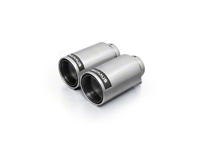 Remus Stainless Steel 98mm Polished w/Carbon Insert Tail Pipe Set - 0026 98CR