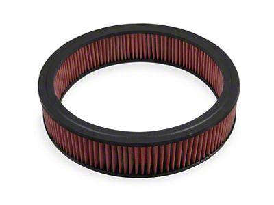 Mr. Gasket Replacement Air Filter Element; 14 in. Dia.; H-3 in.; Red; - 1423G