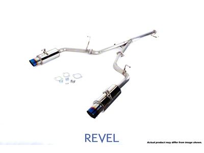 Revel Medallion Touring-S Catback Exhaust - Dual Muffler/ Blue Tip - T90034KR