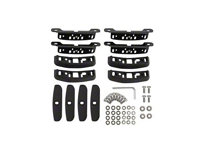 Rhino-Rack Flush & Raised Rail Side Mount RCP Base Kit - RCP66-BK