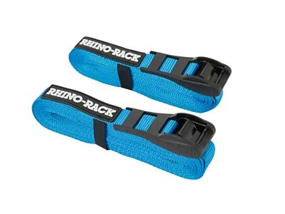 Rhino-Rack Rapid Tie Down Straps w/Buckle Protector - 4.5m/15ft - RTD45P