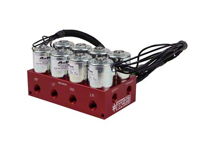 Ridetech 4-Way Big Red Air valve Fittings Not Included - 31937400