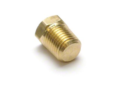 Ridetech Airline Fitting Plug 1/4in NPT - Male Hex Head - 31957004