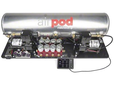 Ridetech RidePro E5 Air Ride Control System 5Gal Dual Compressor - 30514700