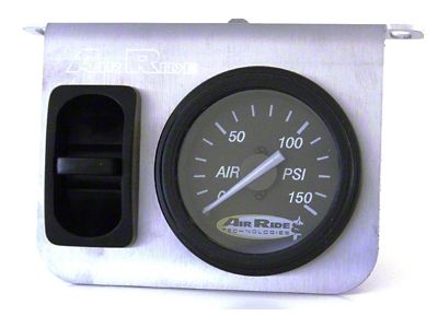 Ridetech Single Analog Control Panel w/ Electrical Pneumatic Switch - 31191500