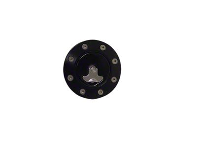 Ridetech Universal Locking Gas Cap Black Anodized - 81000036