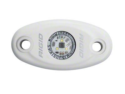 Rigid Industries A-Series High Power Light; Cool White; White Housing (Universal; Some Adaptation May Be Required)
