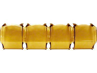 Rigid Industries Adapt LED Light Cover; 10-Inch; Amber