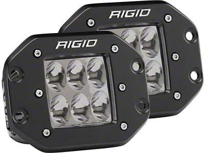 Rigid Industries D-Series Pro Specter Flush Mount LED Lights; Driving Beam (Universal; Some Adaptation May Be Required)