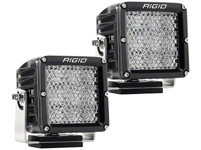Rigid Industries Dually XL Hybrid Diffused - Spot Set of - 322313