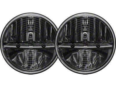 Rigid Industries 7in Round Headlights w/ Heated Lens Non JK - 55008