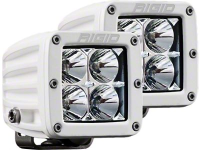 Rigid Industries D-Series Pro Hybrid LED Pod Lights; Flood Beam (Universal; Some Adaptation May Be Required)