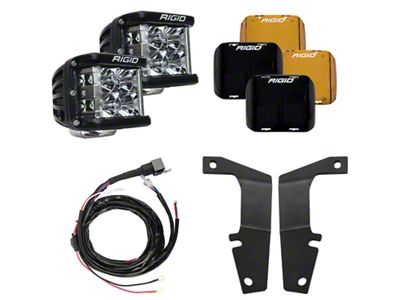 Rigid Industries 10-20 Toyota 4Runner A-Pillar Light Kit w/D-SS Flood - 46703