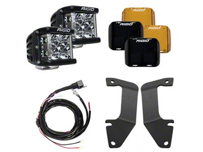 Rigid Industries 14-20 Toyota Tundra A-Pillar Light Kit w/D-SS Flood - 46705