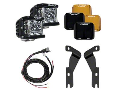 Rigid Industries 16-20 Toyota Tacoma A-Pillar Light Kit w/D-SS Flood - 46707