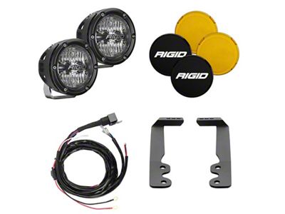Rigid Industries 2022+ Toyota Tundra 4in. 360-Series A-Pillar Lighting Kit - 46807