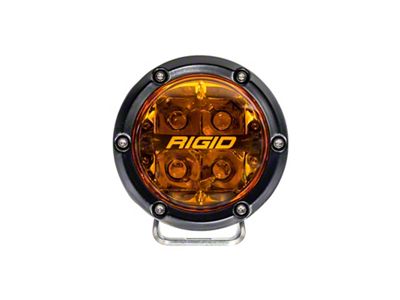 Rigid Industries 360-Series 4in Fog w/ Amber PRO Lens - 36123