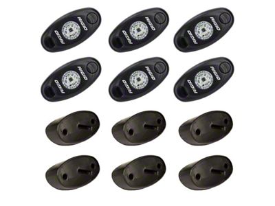 Rigid Industries Rock Light Kit; Blue; 6-Pieces (Universal; Some Adaptation May Be Required)