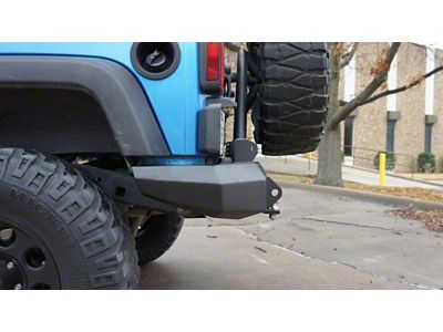 Road Armor 07-17 Jeep Wrangler JK Stealth Rear Non-Winch Bumper - 508R0B-TC