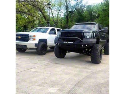 Road Armor 08-13 GMC 1500 Stealth Front Winch Bumper w/Pre-Runner - 37604B