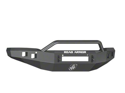 Road Armor 14-15 GMC 1500 Stealth Front Bumper w/Pre-Runner Guard - 214R4B-NW