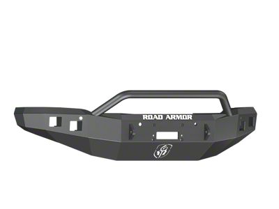 Road Armor 14-15 GMC 1500 Stealth Front Winch Bumper w/Pre-Runner - 214R4B