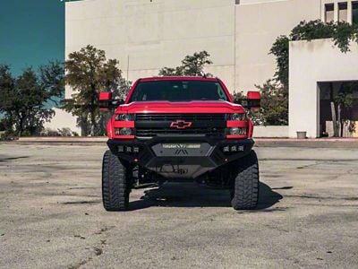 Road Armor 15-19 Chevy 2500 SPARTAN Front Bumper Bolt-On Skid - 3152XFSPB