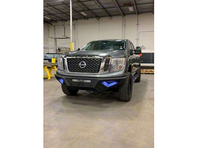 Road Armor 16-19 Nissan Titan XD SPARTAN Rear Bumper - 7162XR0B