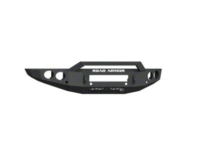 Road Armor 19-20 Ford Ranger Stealth Front Bumper w/Round Light - 6191FR3B-NW