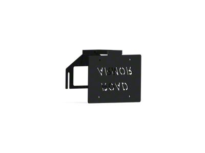 Road Armor 3.6in Offset Fairlead Mount - Tex Blk - LPF360B