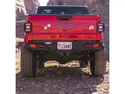 Rock-Slide Engineering 20-22 Jeep JT Gladiator Rear Sliders - BR-100-JT4